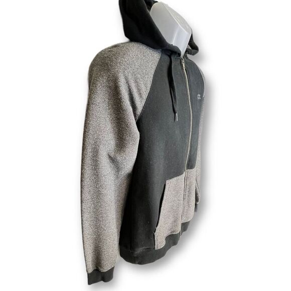 Vans Men’s Gray Black Full Zip Hoodie Sweatshirt Jacket Size Small Casual - Picture 3 of 11